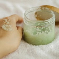 Esfoliante para limpeza de pele corporal
