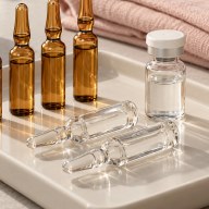 Ampolas e frasco de oligominerais